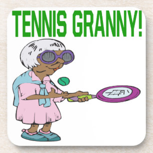 Tennis Granny Bier Onderzetter