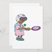 Tennis Granny Kaart (Voorkant / Achterkant)