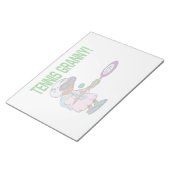 Tennis Granny Notitieblok (Schuin)