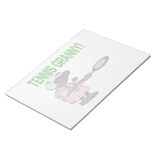 Tennis Granny Notitieblok (Schuin)