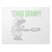 Tennis Granny Notitieblok (Voorkant)