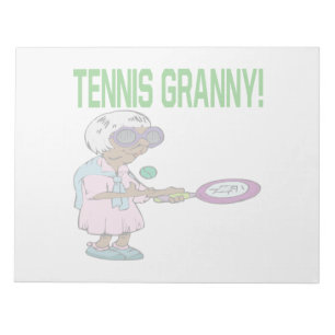 Tennis Granny Notitieblok