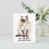 Tennis Grappig Gezegde eten banaan Briefkaart (Staand voorkant)