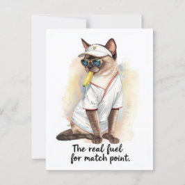 Tennis Grappig Gezegde eten banaan Briefkaart