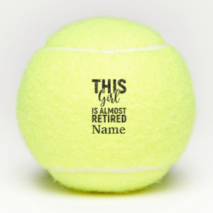 Tennis Grappig gezegde Pensionering naar Tennisser Tennisballen