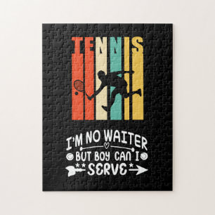 Tennis grappig gezegde quote legpuzzel