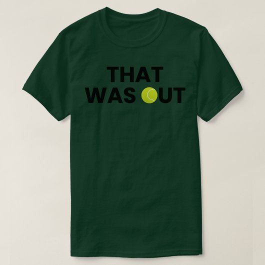 tennis grappig t-shirt (Design voorkant)