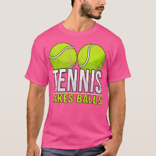 Tennis Grappig Tennis Neemt Ballen T-shirt