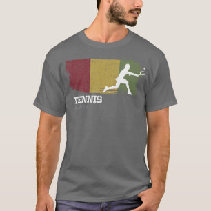 Tennis Guinea Flag Womens Tennis Girl Player Tenni T-shirt
