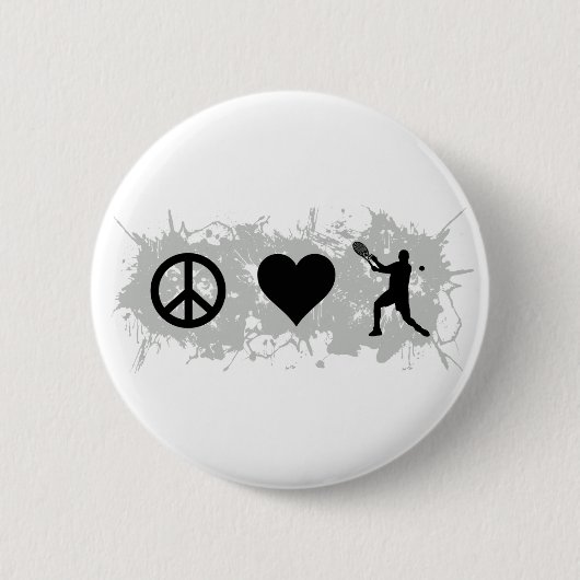 Tennis Guy 3 Ronde Button 5,7 Cm (Voorkant)