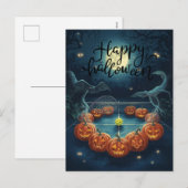 Tennis Halloween for Tennis Player with racket  Feestdagenkaart (Voorkant / Achterkant)