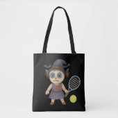 Tennis Halloween thema Tote Bag (Voorkant)