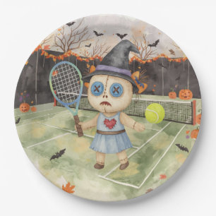 Tennis Halloween voor tennissers Papieren Bordje