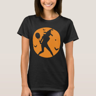 Tennis Halloween Witch Costume voor tennisspelers T-shirt