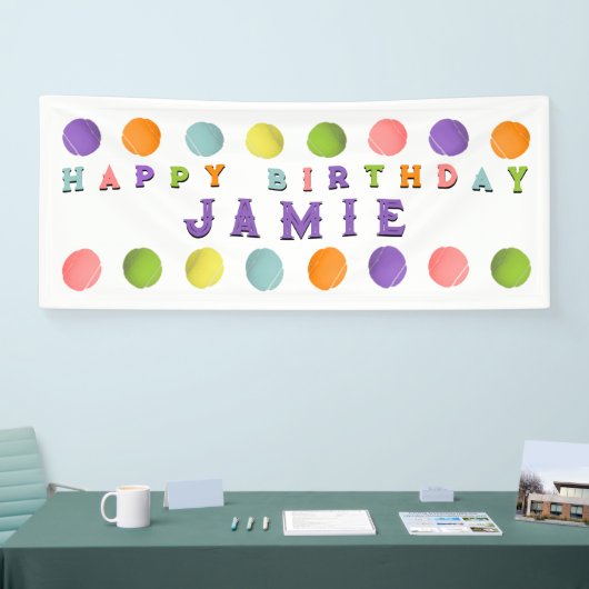 Tennis Happy Birthday Spandoek (Beurs)