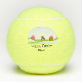 Tennis Happy Easter naar tennisband Tennis Tennisballen