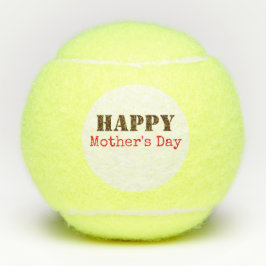 Tennis Happy moederdag Tennisballen