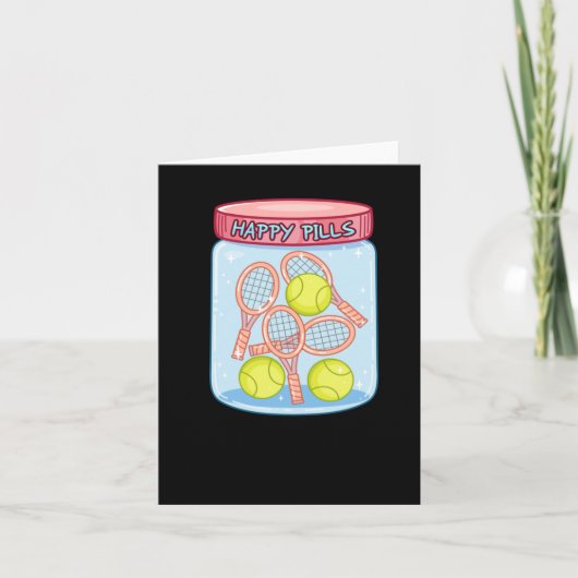 Tennis Happy Pills Kaart (Voorkant)