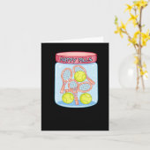 Tennis Happy Pills Kaart (Gele Bloem)