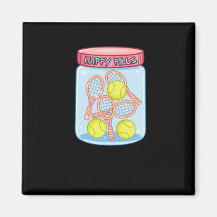 Tennis Happy Pills Magneet