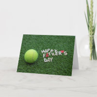 Tennis Happy Vaderdag met tennisbal