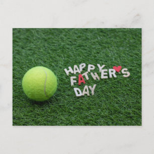 Tennis Happy Vaderdag met tennisbal Kaart