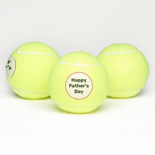 Tennis Happy Vaderdag Tennisballen (Multi)