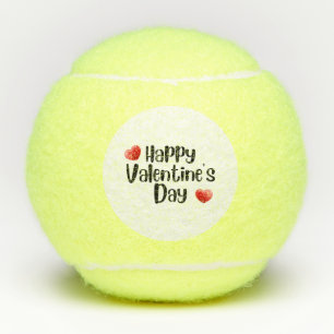 Tennis Happy Valentijnsdag met liefde voor speler Tennisballen