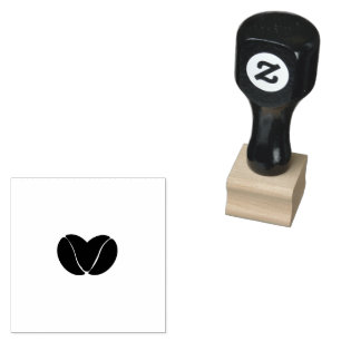 Tennis Hart Liefde Rubber Stempel Ontwerp
