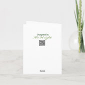 Tennis - Hartelijk dank Bedankkaart (Achterkant)