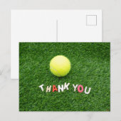 Tennis Hartelijk dank Briefkaart (Voorkant / Achterkant)