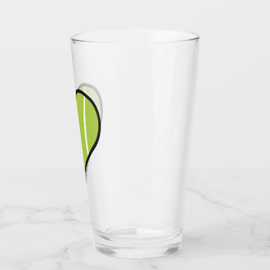 Tennis Heart Glas (Links)