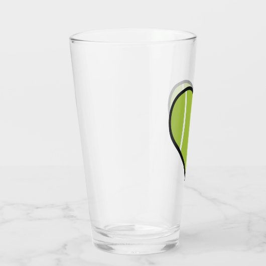 Tennis Heart Glas (Rechts)