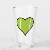 Tennis Heart Glas (Voorkant)