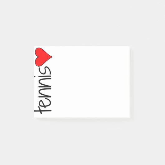 Tennis Heart post-its Post-it® Notes (Voorkant)