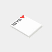 Tennis Heart post-its Post-it® Notes (Schuin)