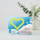 Tennis Heart Valentine's day Feestdagenkaart (Staand voorkant)