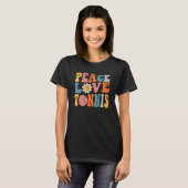 Tennis Het Essential Element Love Tennis Glimlach  T-shirt (Voorkant volledig)