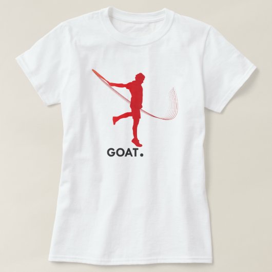Tennis het grootst aller tijd t-shirt (Design voorkant)