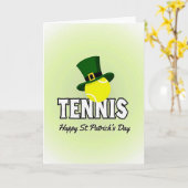 Tennis Hoed Patroonkaart Kaart (Gele Bloem)