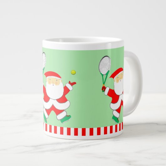 Tennis Holiday Gift Grote Koffiekop (Voorkant rechts)