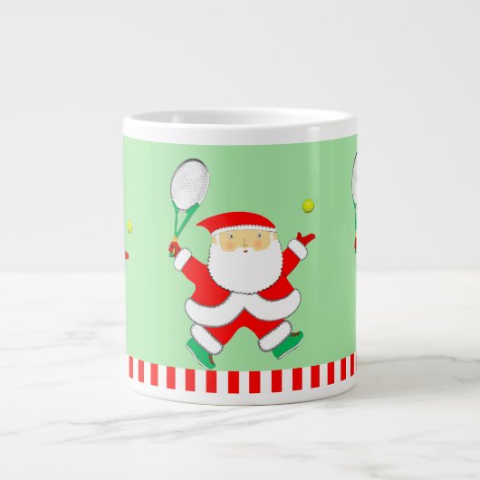Tennis Holiday Gift Grote Koffiekop (Voorkant)