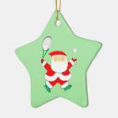 Tennis Holiday Gift Keramisch Ornament (Links)