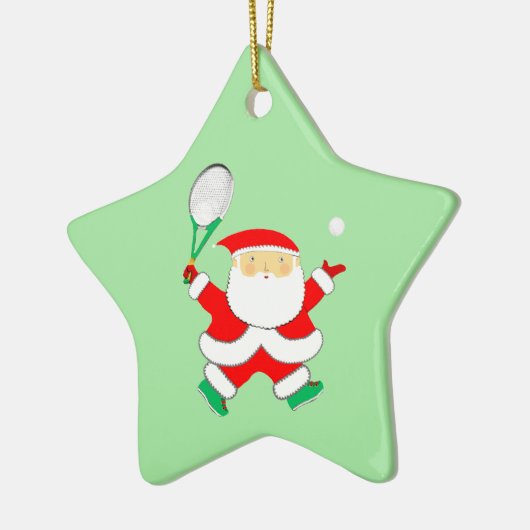 Tennis Holiday Gift Keramisch Ornament (Links)