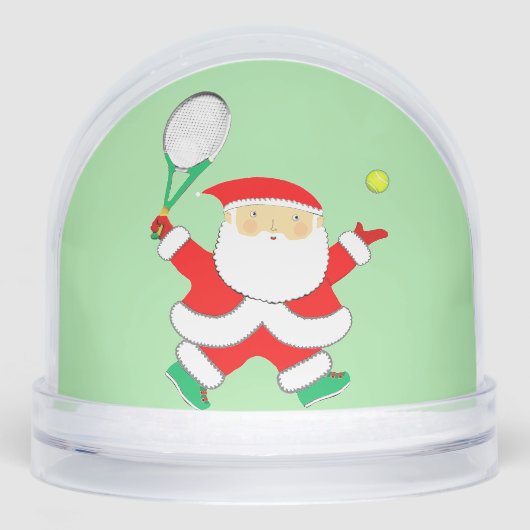 Tennis Holiday Gift Sneeuwbol (Voorkant)