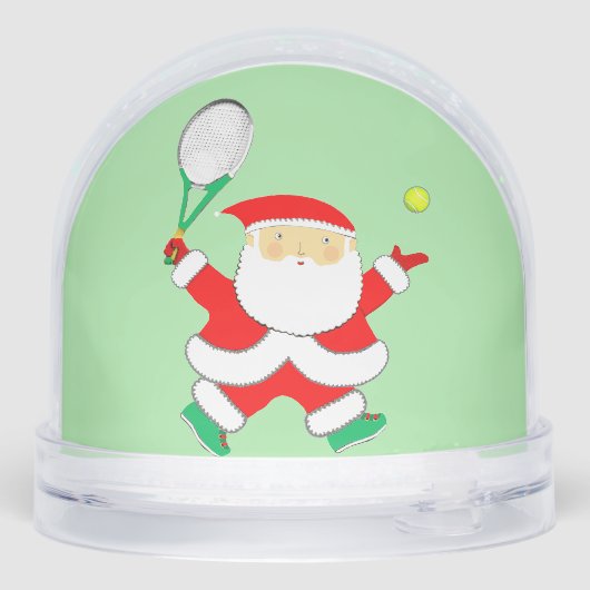 Tennis Holiday Gift Sneeuwbol (Achterkant)