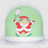 Tennis Holiday Gift Sneeuwbol (Voorkant)
