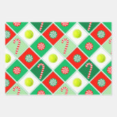 Tennis Holiday Gift Wrapping Paper (Voorkant 3)