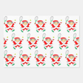 Tennis Holiday Gift Wrapping Paper (Voorkant 2)