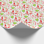 Tennis Holiday Gift Wrapping Paper Cadeaupapier (Hoek)
